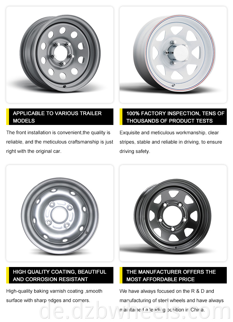 trailer wheel rims